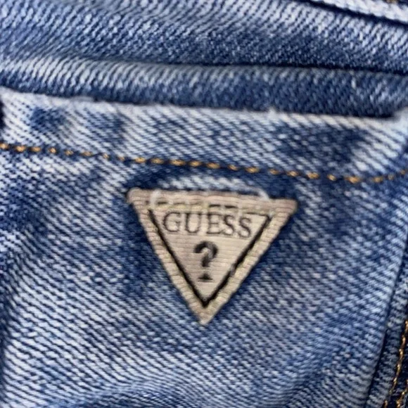 Guess Mens Vintage Regular Boot Blue Denim Medium Wash Vintage 36 x 34 - Picture 9 of 12